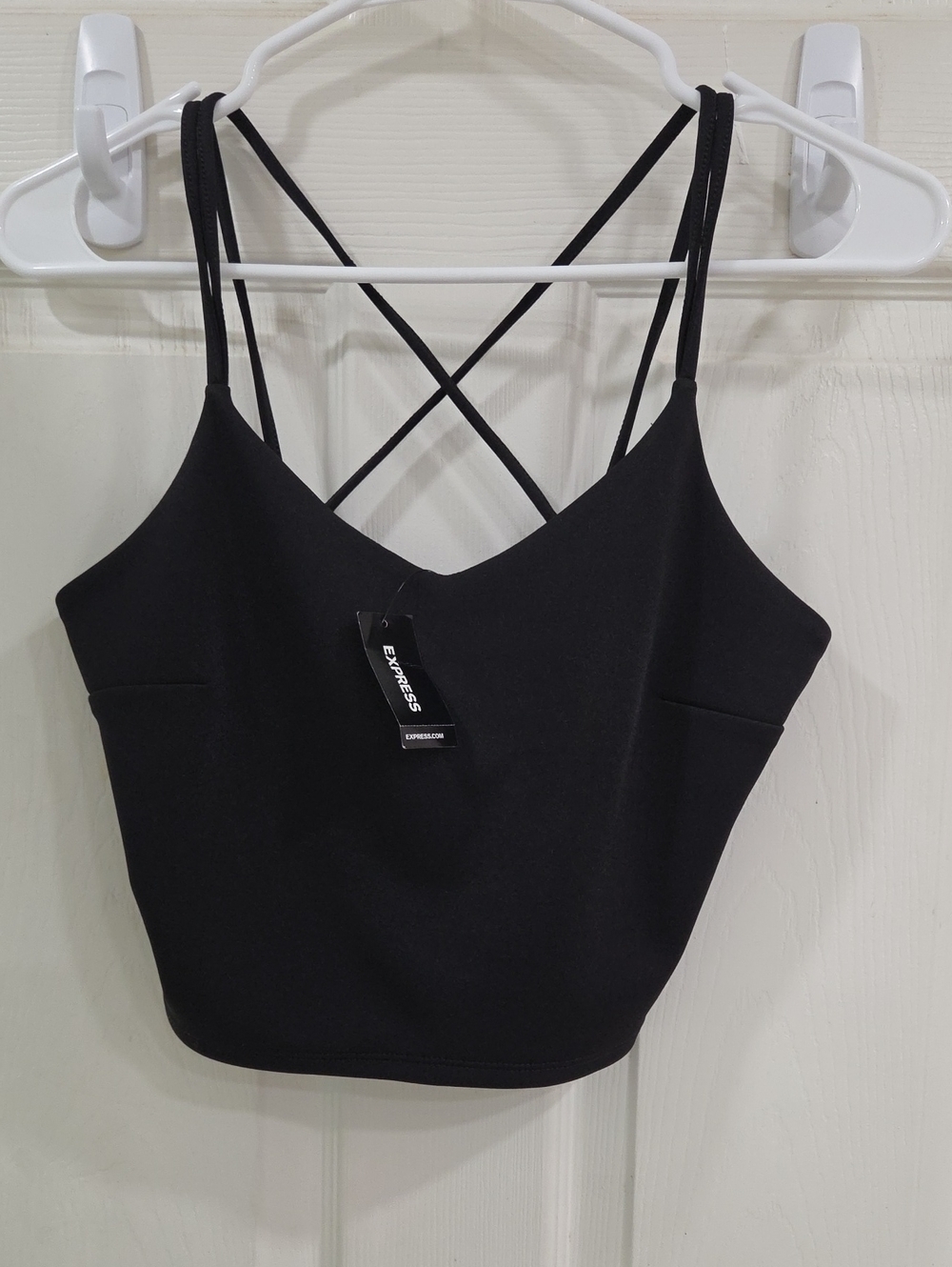 Express Black Crisscross Strappy Cami
